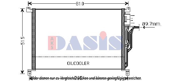 AKS DASIS Lauhdutin, ilmastointilaite 482021N